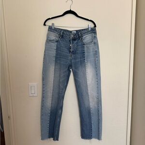 BDG Urban Outfitters Two-Tone Panel Jeans W30 | Vintage 2010s High Rise Straight
